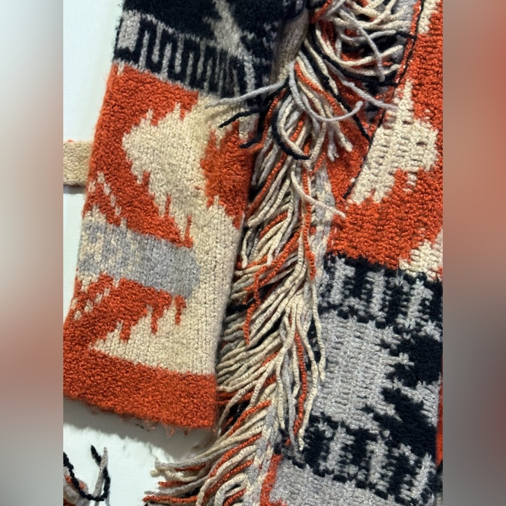 Alanui Aztec Western Style Frayed Jacket - Picture 9 of 14
